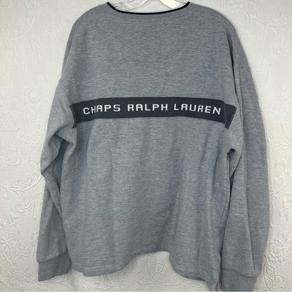 Ralph Lauren Chaps Boy Scout Label Vintage Sweatshirt - Picture 3 of 12